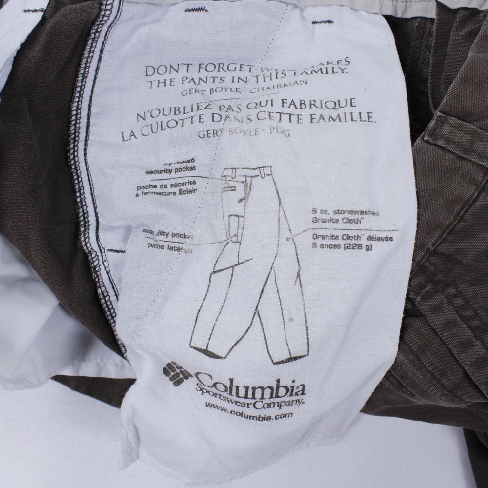 Columbia Women's Brown Capri Pants Size 12 Hiking Outdoor Cropped - Picture 5 of 8